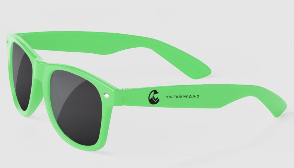TOGETHER WE CLIMG - Green Ribbon Sunglasses