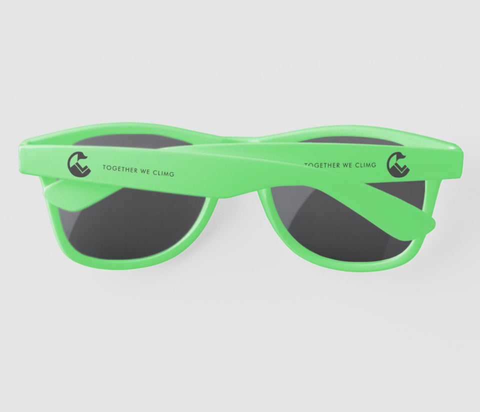 TOGETHER WE CLIMG - Green Ribbon Sunglasses