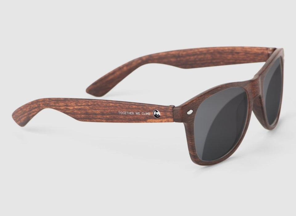 TOGETHER WE CLIMG - Wood Sunglasses