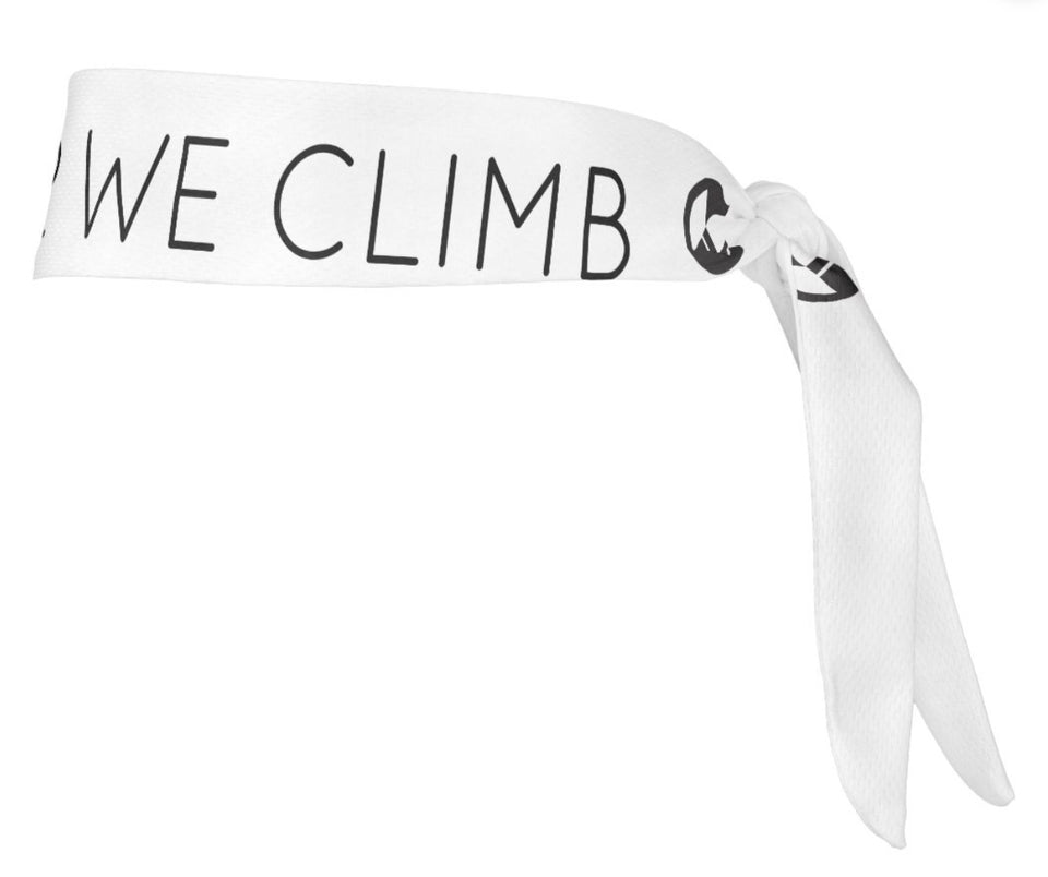 TOGETHER WE CLIMB - Chef Headband - White