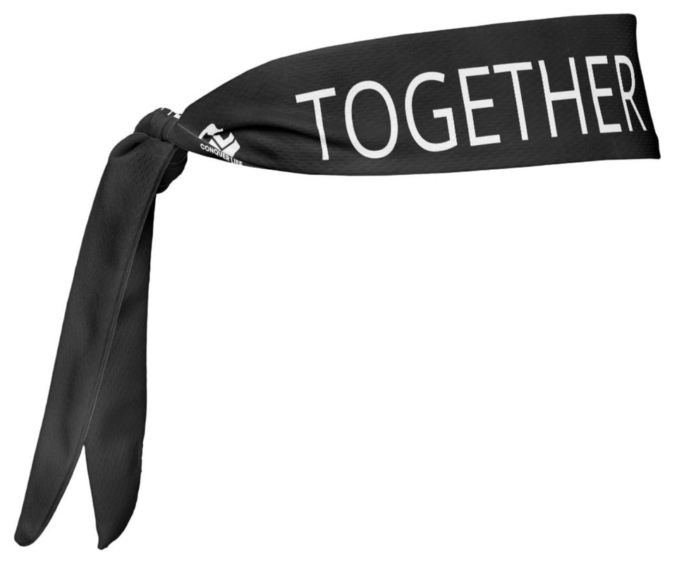 TOGETHER WE CLIMB - Chef Headband - Black